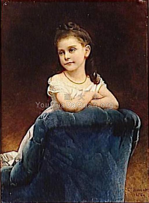 Portrait de mademoiselle Franchetti - 莱昂·博纳特